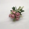 Living room decoration, artificial flowers, venue arrangement, small bunch of 6-prong plum blossoms, Manta rose, wedding artificial flowers, artificial flowers for women 2025, forest-themed purple flowers, artificial flower strips Application Scenario
